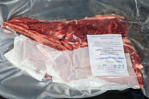 COSTATA DI REALE CON OSSO (27,00 €/Kg)